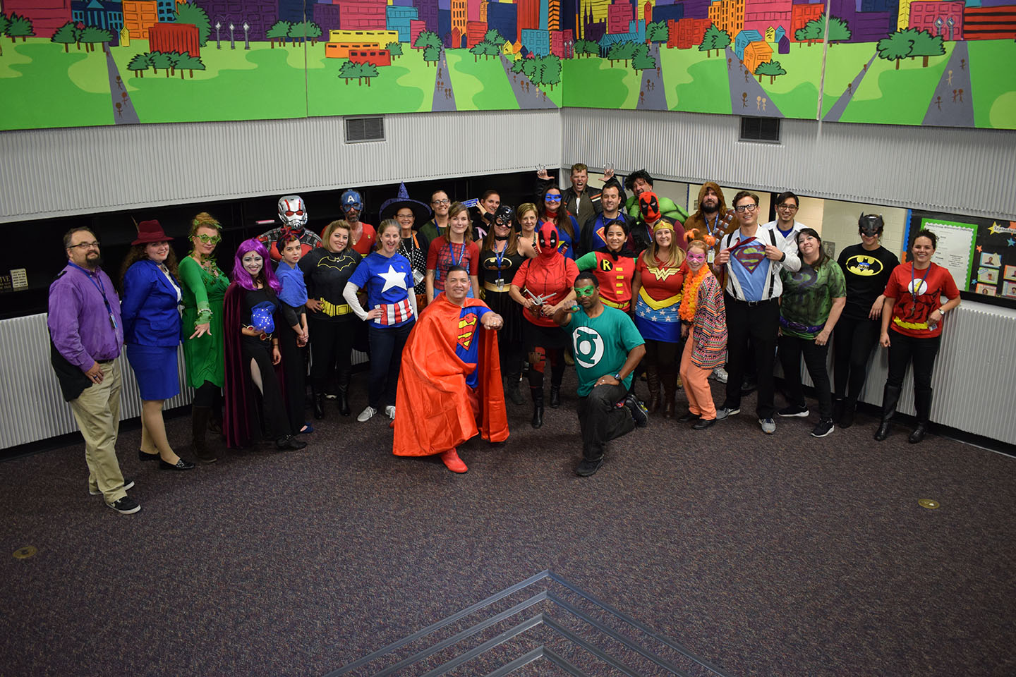 Photo of DC 21 Staff on Halloween